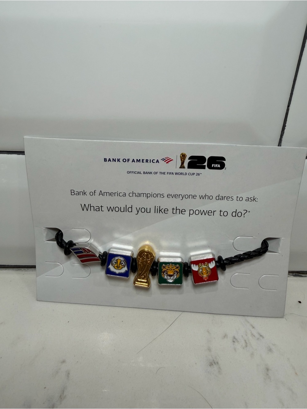 FIFA World Cup 26 Bank of America
Braided Cord Bead Charm Bracelet